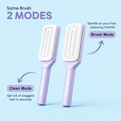 SilkFlow™ Self-Cleaning Hair Brush