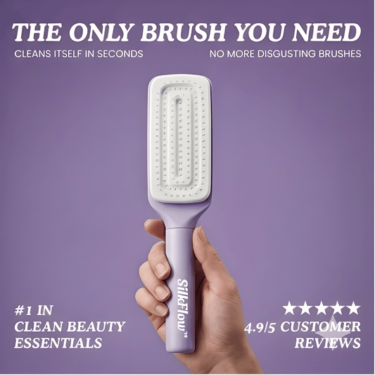 SilkFlow™ Self-Cleaning Hair Brush