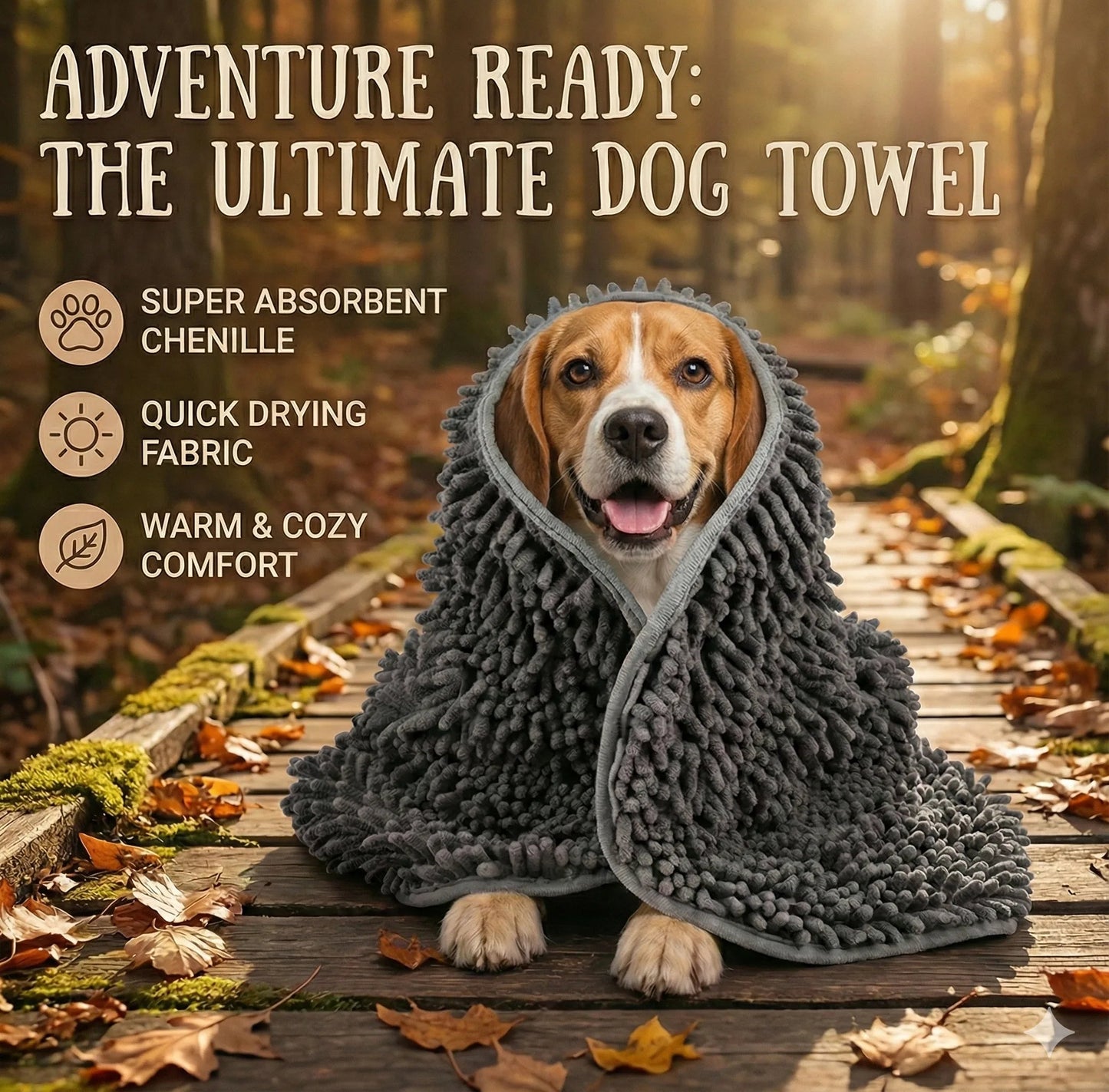 FurCare™ – Bath Grooming Glove | 2-in-1 Brush + Drying Towel | Fast Water Pull